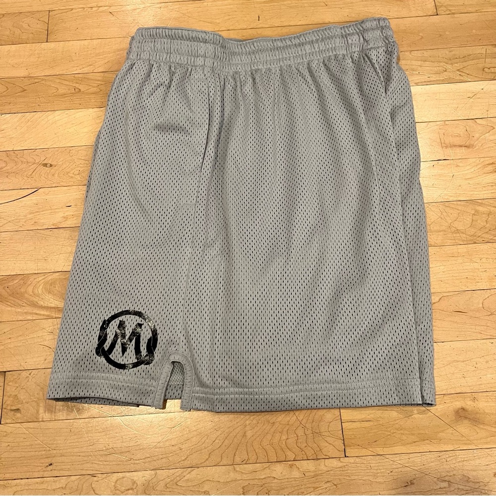 Nike Mamba Sports Academy Kobe Bryant Mens 3XL Gray Black Ball Shorts Pockets - Picture 2 of 9